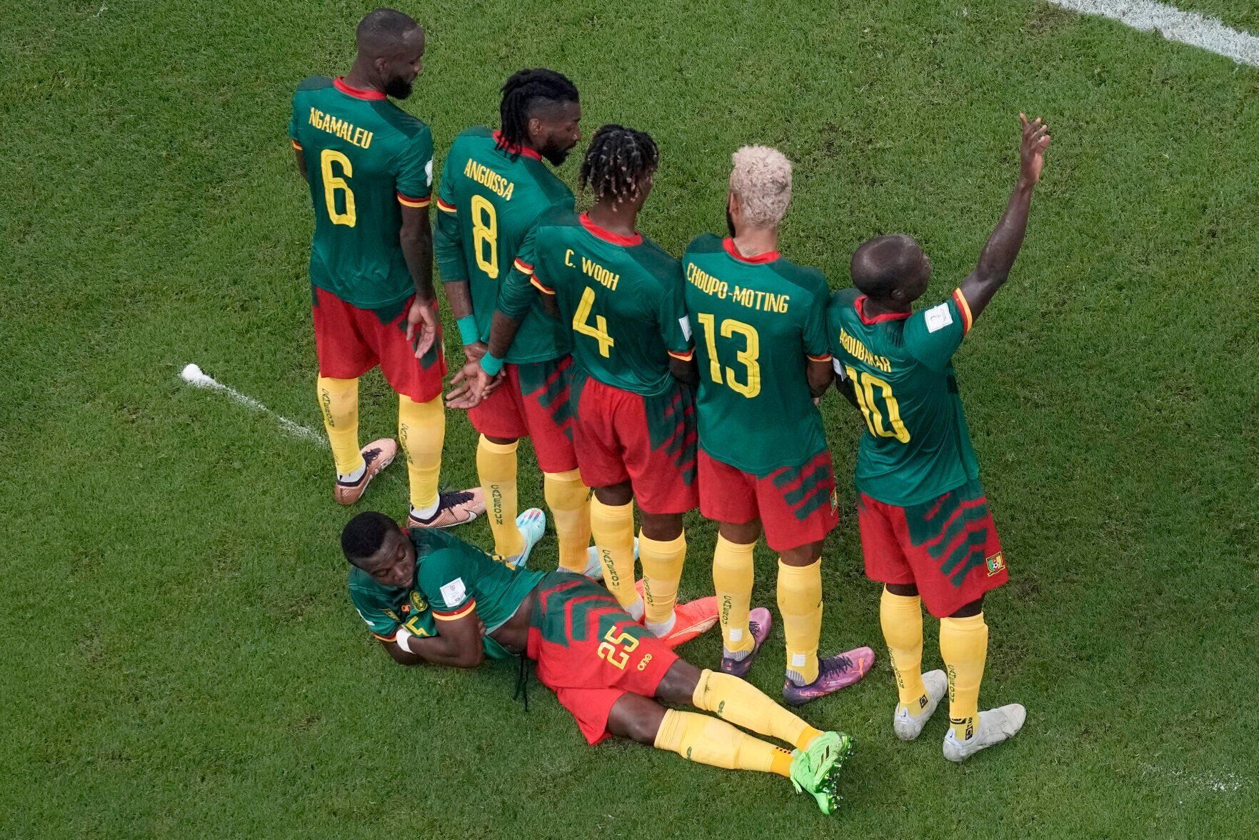 APTOPIX WCup Cameroon Brazil Soccer